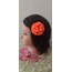 Neon Turuncu Saten Top Toka