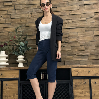 Denim Capri 