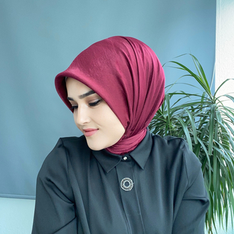 Bambu eşarp model ( bordo)