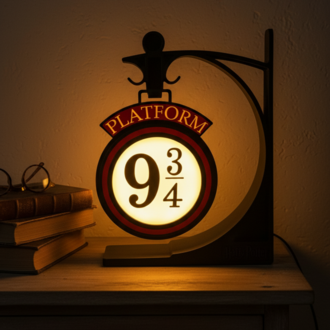 Harry Potter Platform Masaüstü Aç Kapa Anahtarlı USB'li Lamba