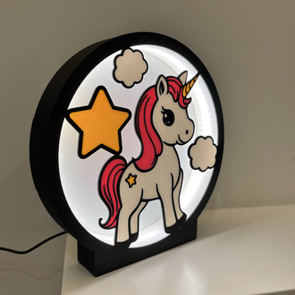 Duygusal ve Masalsı Unicorn Gece Lambası