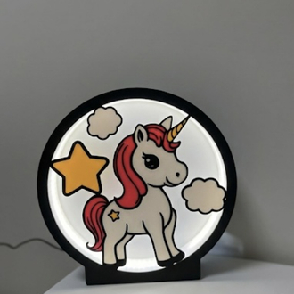 Duygusal ve Masalsı Unicorn Gece Lambası