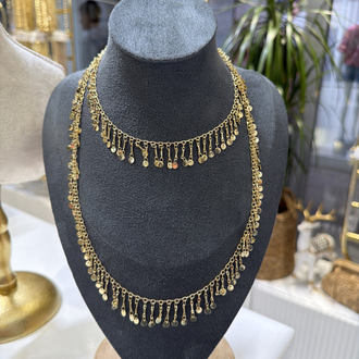 Pul pul  Gold  80 cm kolye 