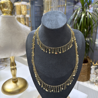 Pul pul  Gold  80 cm kolye 