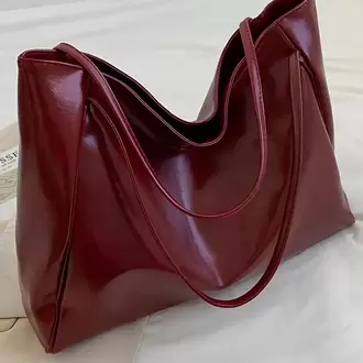 Loona Soft Model Bordo Kadın Omuz ve Kol Çantası