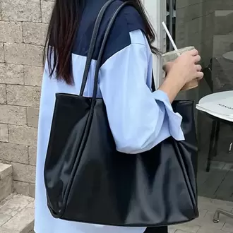 Loona Soft Model Siyah Kadın Omuz ve Kol Çantası