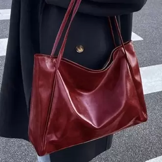 Loona Soft Model Bordo Kadın Omuz ve Kol Çantası