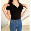 Polo yaka crop