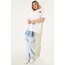 Kalp detaylı oversize tshirt 