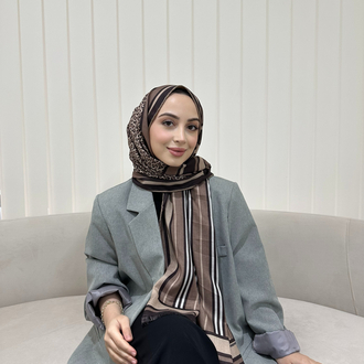 B*rberry yün ipek şal