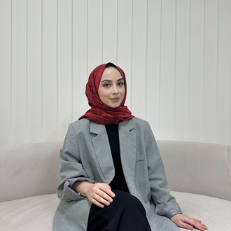 Bv*lgarı kaşmir ipek kırmızı
