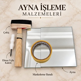 Ayna İşleme Malzeme Seti