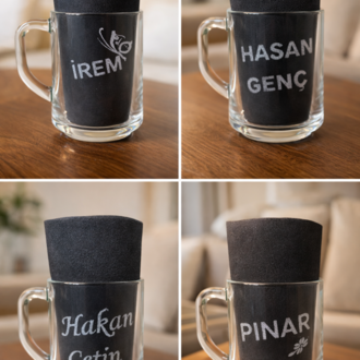 El İşleme Bardaklar