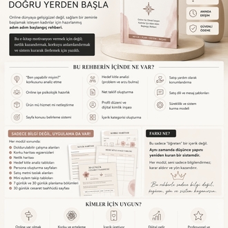 BAŞLANGIÇ NOKTAN-1 | BirYerden Değil Doğru Yerden Başla