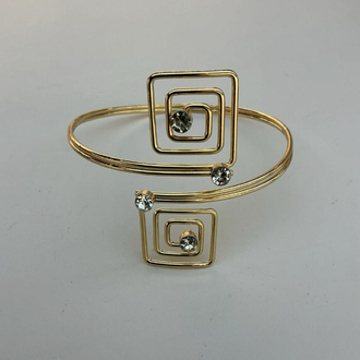 Gold Dörtgen Kol Aksesuarı 