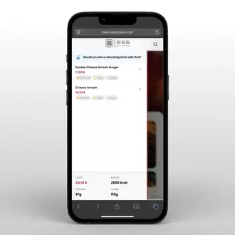 ESS QR Menu - Restoran QR Kod Menü WordPress Teması - Eklentisiz