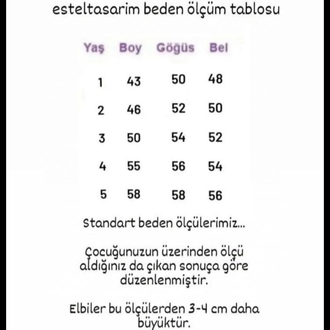 4 yaş Pembe saten balon kol