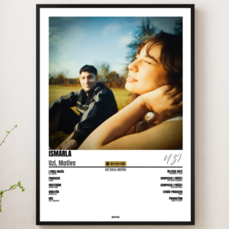 Uzi x Motive ''Ismarla'' Limited Edition Çerçeveli Tablo