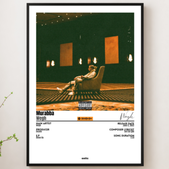 Wegh "Murabba" Limited Edition Çerçeveli Tablo