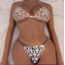 Taşlı Su Yolu Stylish El Yapımı Giyilebilir Vücut Takısı Kristal Taşlı Bikini
