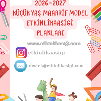 Küçük yaş (36 Ay ) Maarrif planları