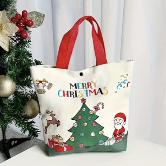 Noel Temalı Hediye Çantası