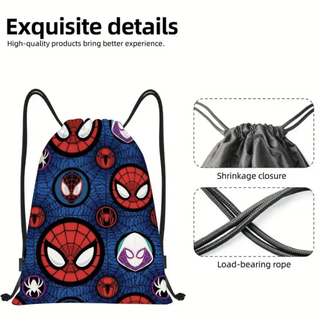 Marvel Spider Takımı İpli Sırt Çantası