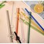 2 li Paket Pembe Kalp Desen Cam Pipet