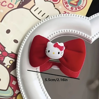 İkili Sanrio Hello Kitty Kırmızı Saç Tokası