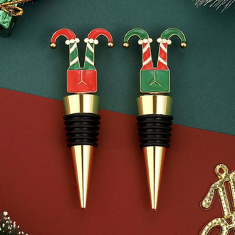Noel Elf Şarap Tıpası