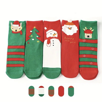 Erkek Çocuk Noel Temalı Çoraplar