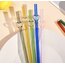 2 li Paket Pembe Kalp Desen Cam Pipet