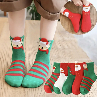 Erkek Çocuk Noel Temalı Çoraplar
