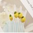 2 li Limon Detaylı Cam Pipet