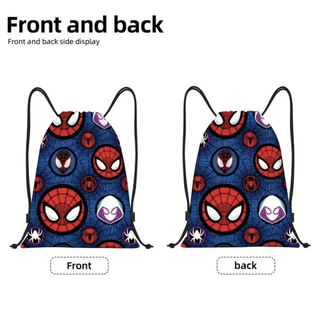 Marvel Spider Takımı İpli Sırt Çantası