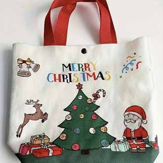 Noel Temalı Hediye Çantası