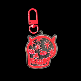 Devil Skull Keychain