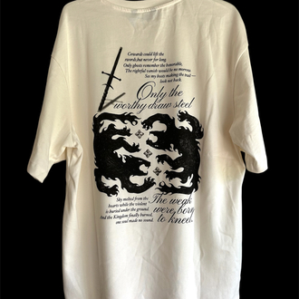 Black Cat Society | Ekru | Graphic T-shirt
