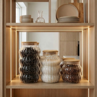 Borosilicat Optikli Kavanoz 
