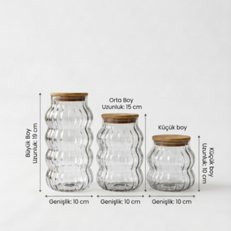 Borosilicat Optikli Kavanoz 