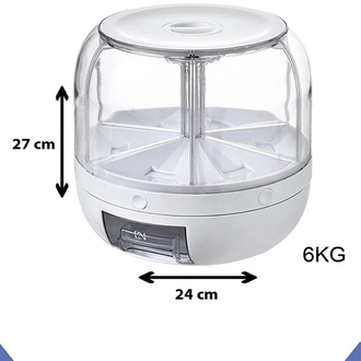 Deductly Kuru Gıda Ve Bakliyat Organizeri (her bölme 1 kg)360°