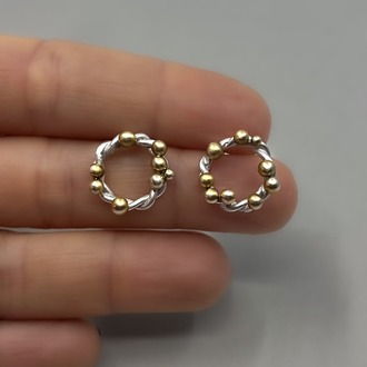 Elegant twisted küpe