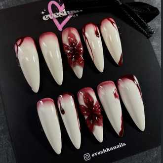 Blood Flower Nail Set