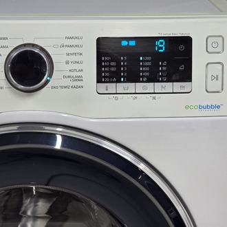 SIFIRLANMIŞ SAMSUNG ECO BUBBLE 9 KG 1200 DEVİR ÇAMAŞIR MAKİNESİ