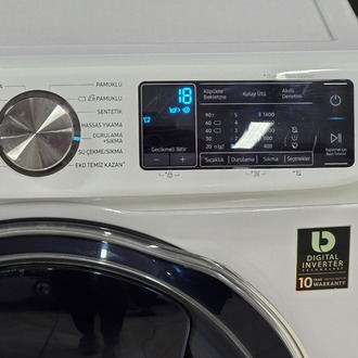 SIFIRLANMIŞ SAMSUNG ECO BUBBLE 10 KG 1400 DEVİR ÇAMAŞIR MAKİNESİ