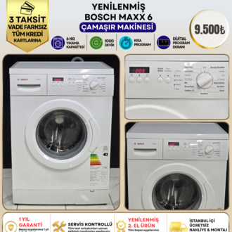 BOSCH MAXX 6 6 KG 1000 DEVİR ÇAMAŞIR MAKİNESİ 