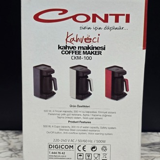 CONTI 4 FİNCAKLIK TÜRK KAHVE MAKİNESİ