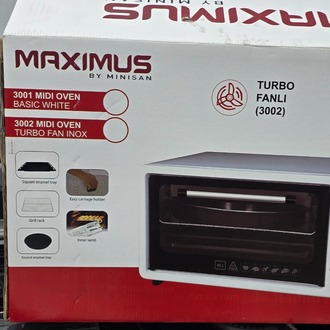 MAXIMUS 36 LT BEYAZ MİDİ FIRIN