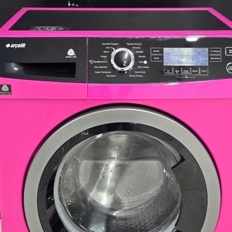 ARÇELİK 8127 NP PREMIUM FUŞYA 8 KG 1200 DEVİR ÇAMAŞIR MAKİNESİ