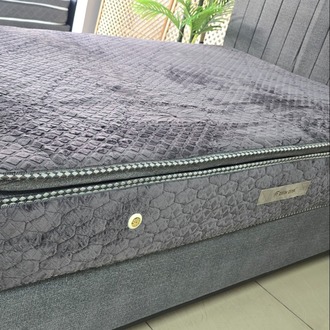 EVİN GRİ 120-200 YATAK BAZA BAŞLIK SETİ